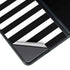 White and Black Stripes Galaxy Z Fold4 5G Skin
