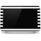 White and Black Stripes Google Home Hub Skin