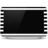 White and Black Stripes Google Home Hub Skin