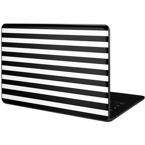 White and Black Stripes Google Pixelbook Go Skin