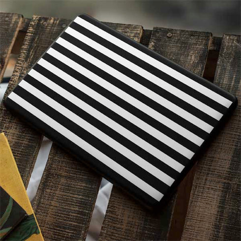White and Black Stripes Google Pixelbook Go Skin