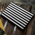 White and Black Stripes Google Pixelbook Go Skin