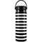 White and Black Stripes Hydro Flask 20oz Wide Mouth Skin
