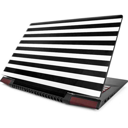 White and Black Stripes Lenovo IdeaPad Skin