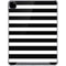 White and Black Stripes iPad Pro 12.9in (2020) Clear Case