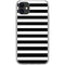 White and Black Stripes iPhone 11 Clear Case