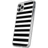 White and Black Stripes iPhone 11 Pro Clear Case