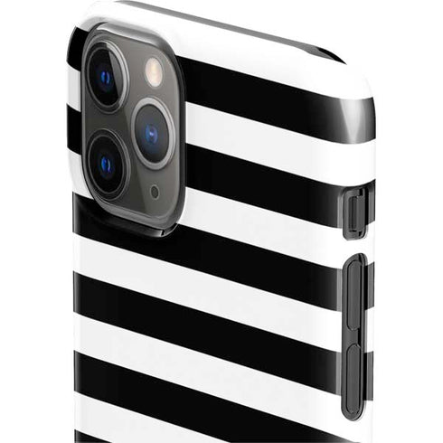 White and Black Stripes iPhone 11 Pro Lite Case