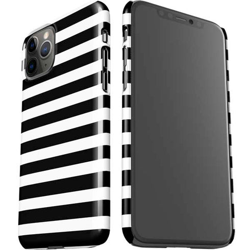 White and Black Stripes iPhone 11 Pro Lite Case