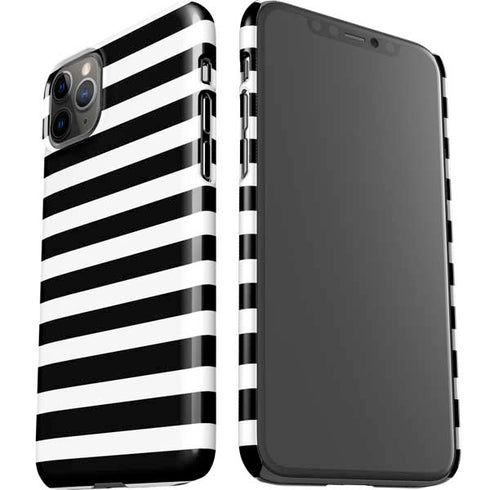 White and Black Stripes iPhone 11 Pro Max Lite Case