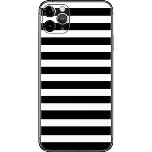 White and Black Stripes iPhone 11 Pro Max Skin
