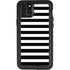 White and Black Stripes iPhone 11 Pro Max Waterproof Case