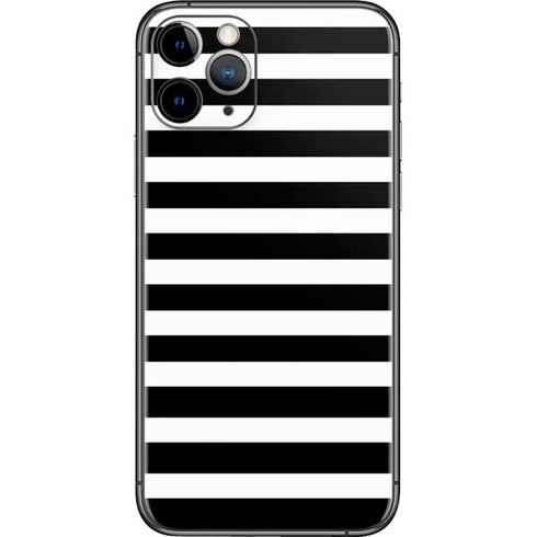 White and Black Stripes iPhone 11 Pro Skin