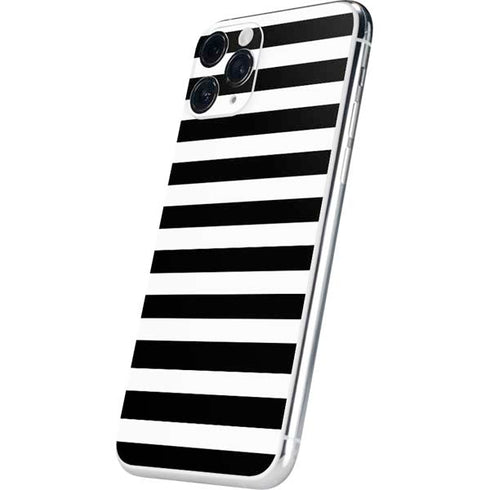 White and Black Stripes iPhone 11 Pro Skin