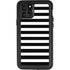 White and Black Stripes iPhone 11 Pro Waterproof Case