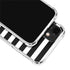 White and Black Stripes iPhone 12 Clear Case