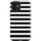 White and Black Stripes iPhone 12 Impact Case