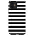 White and Black Stripes iPhone 12 Impact Case