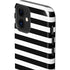 White and Black Stripes iPhone 12 Impact Case