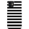 White and Black Stripes iPhone 12 Mini Lite Case