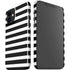 White and Black Stripes iPhone 12 Mini Lite Case
