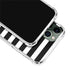 White and Black Stripes iPhone 12 Pro Clear Case