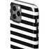 White and Black Stripes iPhone 12 Pro Impact Case