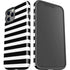 White and Black Stripes iPhone 12 Pro Impact Case