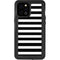 White and Black Stripes iPhone 12 Pro Max Waterproof Case