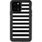 White and Black Stripes iPhone 12 Pro Waterproof Case