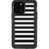 White and Black Stripes iPhone 12 Pro Waterproof Case