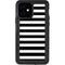 White and Black Stripes iPhone 12 Waterproof Case