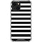 White and Black Stripes iPhone 13 Clear Case