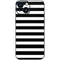 White and Black Stripes iPhone 13 Mini Skin