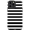 White and Black Stripes iPhone 13 Pro Max Impact Case