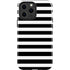 White and Black Stripes iPhone 13 Pro Max Impact Case