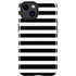 White and Black Stripes iPhone 14 Plus Impact Case
