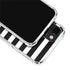 White and Black Stripes iPhone 14 Plus Clear Case