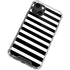 White and Black Stripes iPhone 14 Plus Clear Case