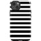 White and Black Stripes iPhone 14 Impact Case