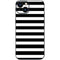 White and Black Stripes iPhone 14 Plus Skin