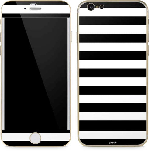 White and Black Stripes iPhone 6/6s Skin