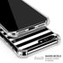 White and Black Stripes iPhone 7/8 Plus Clear Case