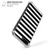 White and Black Stripes iPhone 7/8 Plus Clear Case