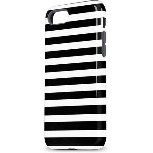 White and Black Stripes iPhone 7 Pro Case