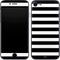 White and Black Stripes iPhone 8 Skin