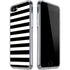 White and Black Stripes iPhone SE (2nd & 3rd Gen) Clear Case