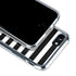 White and Black Stripes iPhone SE (2nd & 3rd Gen) Clear Case