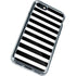 White and Black Stripes iPhone SE (2nd & 3rd Gen) Clear Case