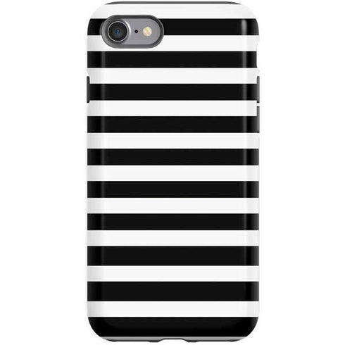 White and Black Stripes iPhone SE (2nd & 3rd Gen) Pro Case
